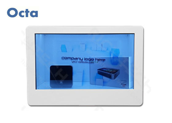 Китай 65&quot; витрина прозрачного дисплея ЛКД видео- с панелью СД закаленной картой стеклянной поставщик